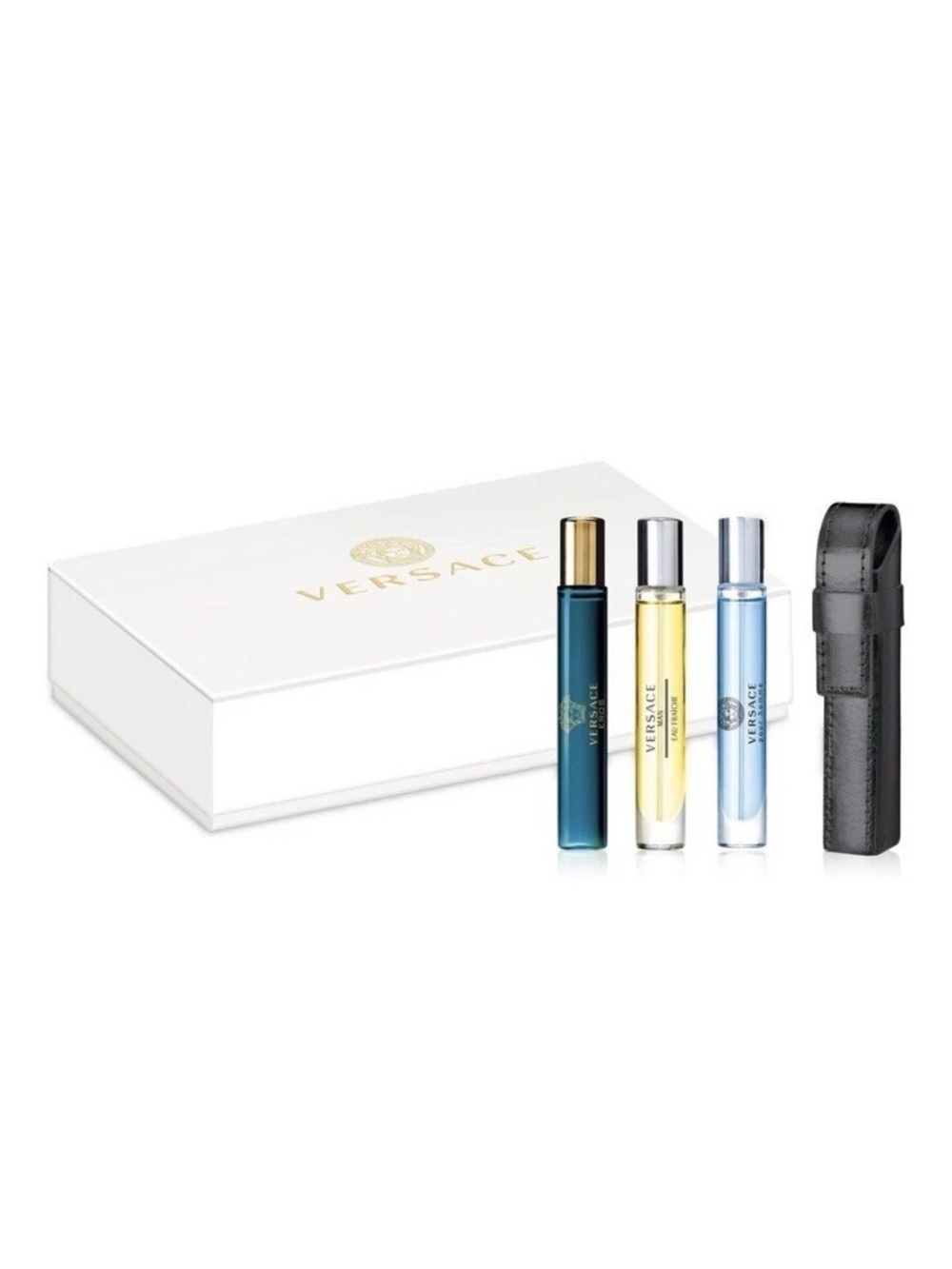 Versace Men’s Trio Gift Set - Blue, Yellow, Light Blue